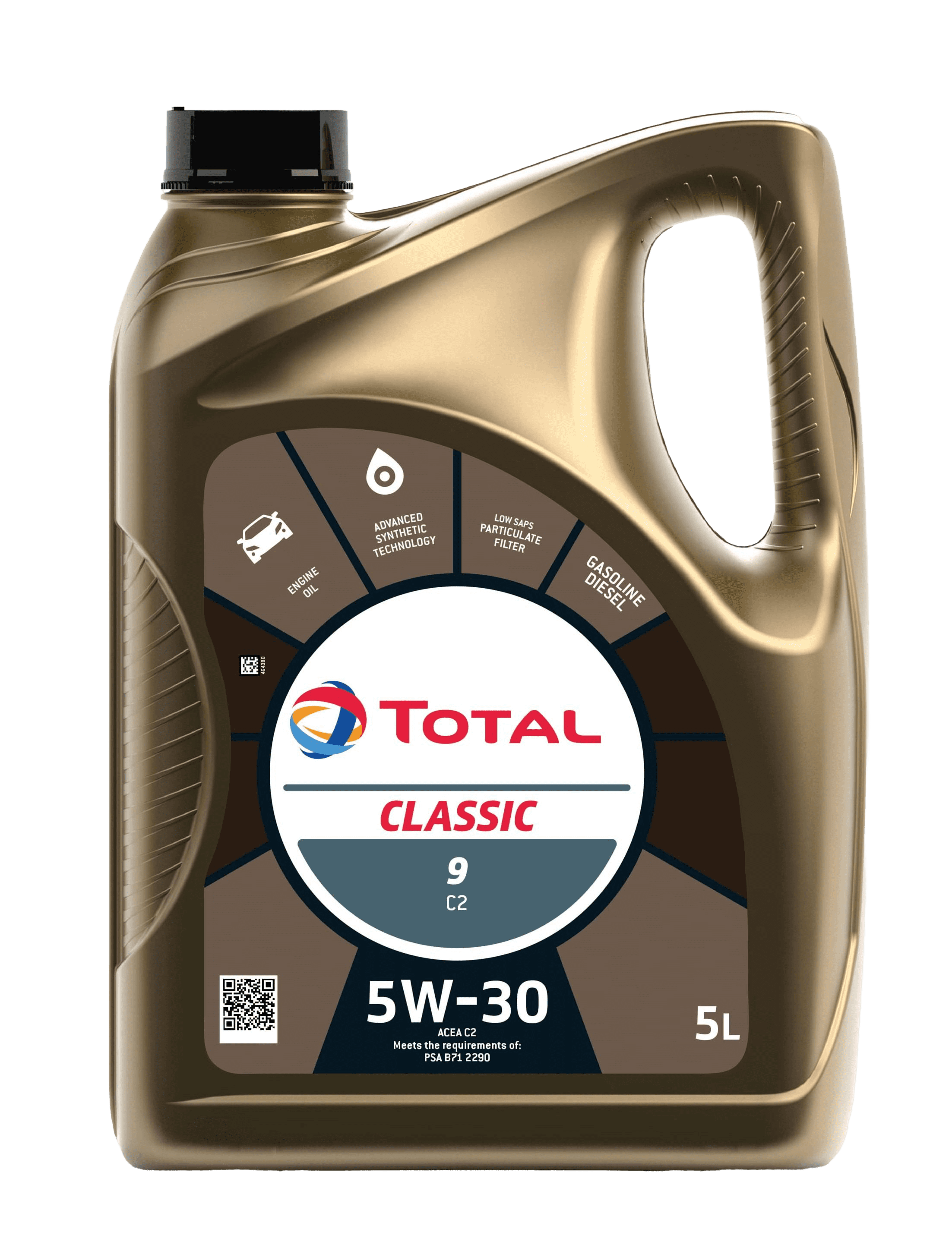 Моторное масло Total CLASSIC C2 5W30, 5л